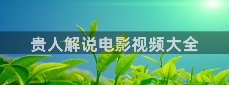欧美影院久久久：贵人解说电影视频大全