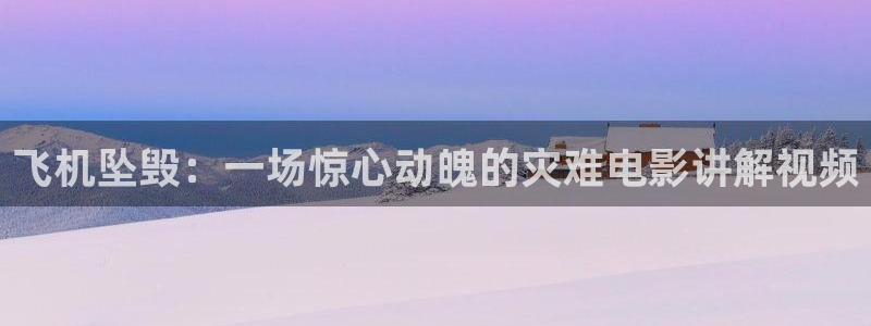 久久视频第一页：飞机坠毁：一场惊心动魄的灾难电影讲解视频