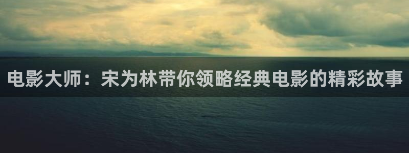 久久久久久av影院：电影大师：宋为林带你领略经典电影的精彩故事